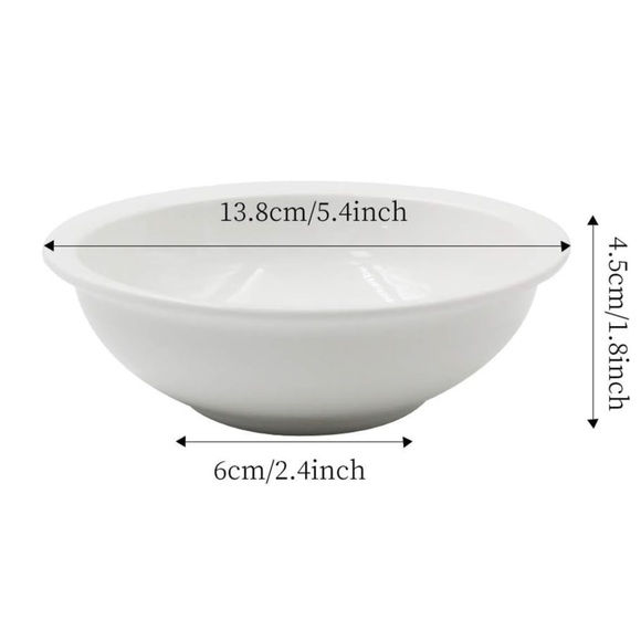 Set of 2 ceramic food water bowls for raised feeder - Picture 5 of 10